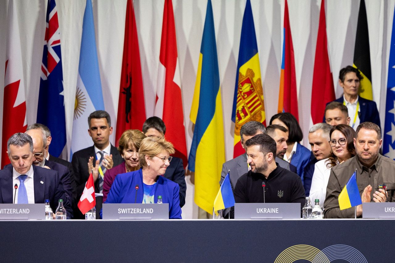 Cumbre de la Paz en Suiza. Foto: Reuters