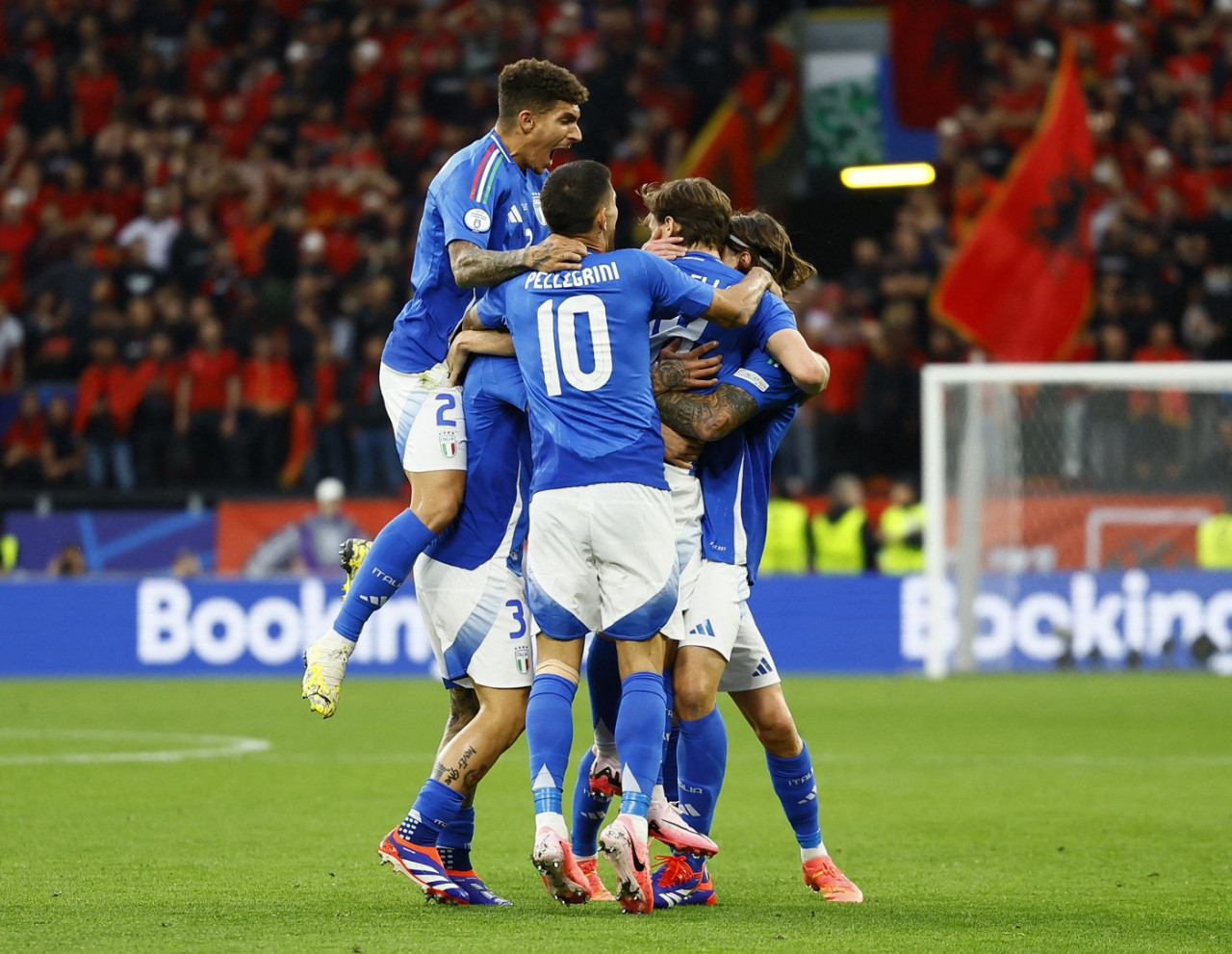 Italia vs Albania, Eurocopa. Foto: Reuters