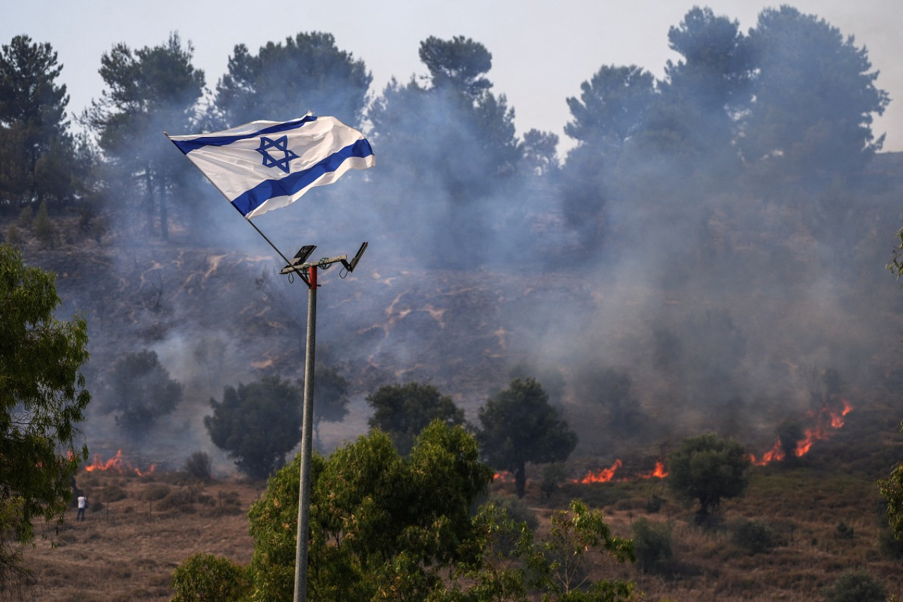 Ataque de Hezbollah en la frontera entre El Líbano e Israel. Foto: Reuters