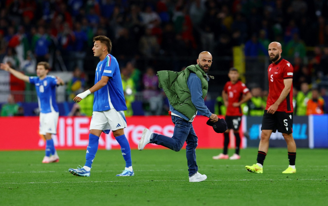 Mateo Retegui; Selección de Italia. Foto: Reuters.