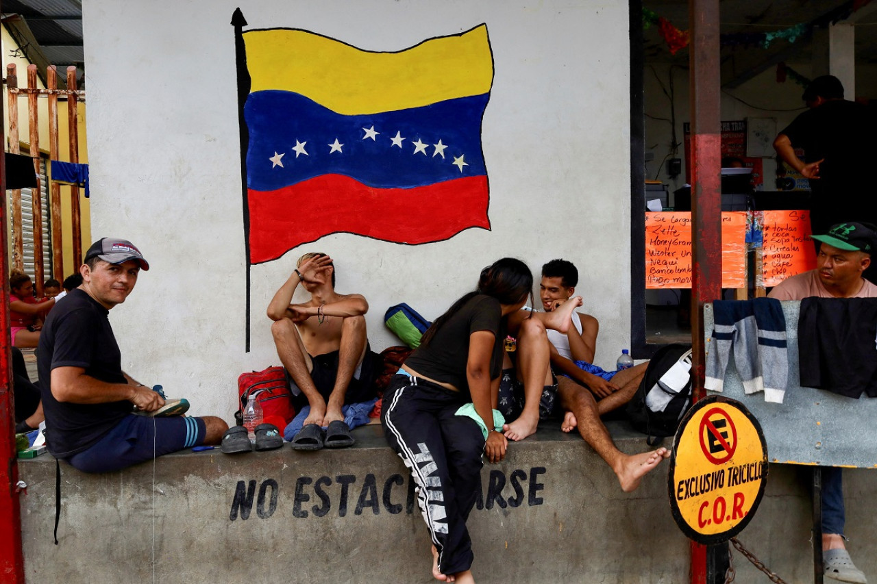 Migrantes en Ciudad Hidalgo, México. Foto: Reuters.