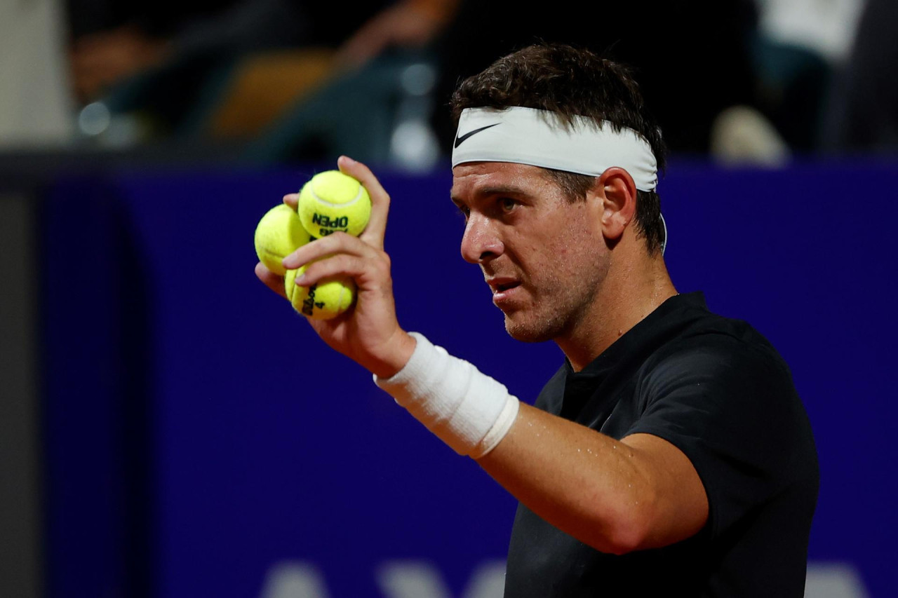 Juan Martín Del Potro; Tenis. Foto: EFE.