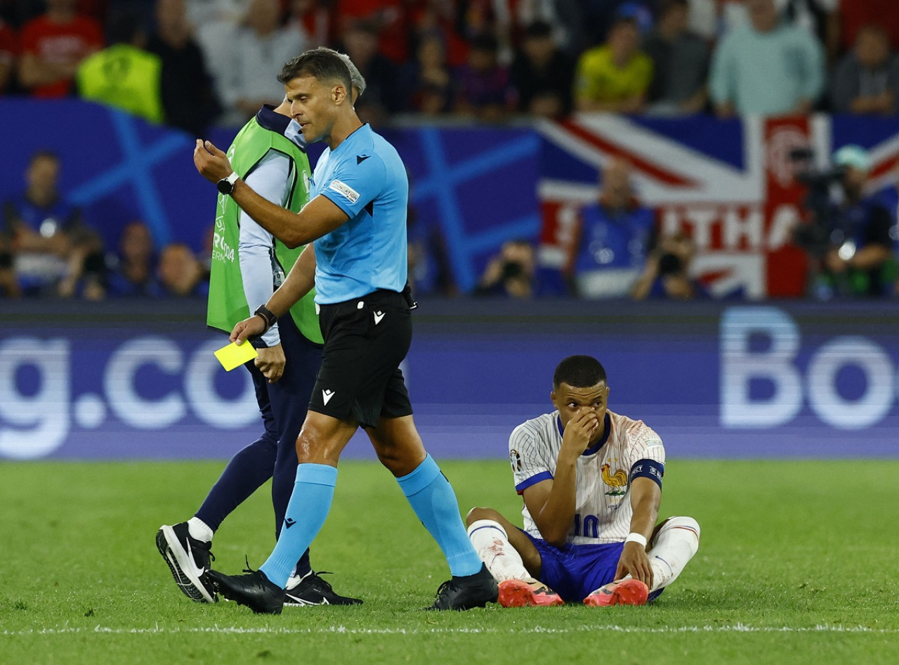 Kylian Mbappé; Selección de Francia; Eurocopa 2024. Foto: Reuters.