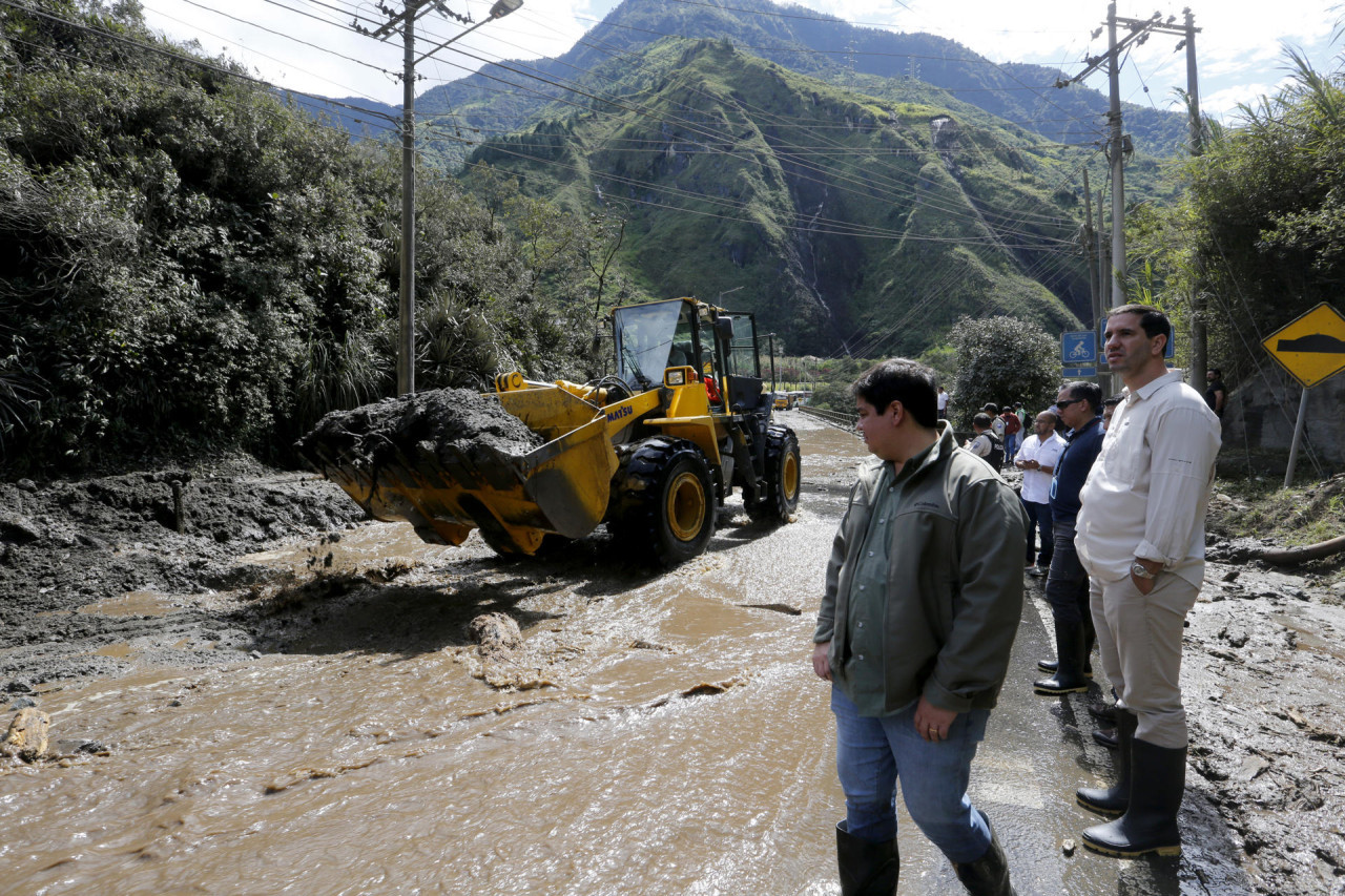 Inundaciones en Ecuador. Foto: EFE