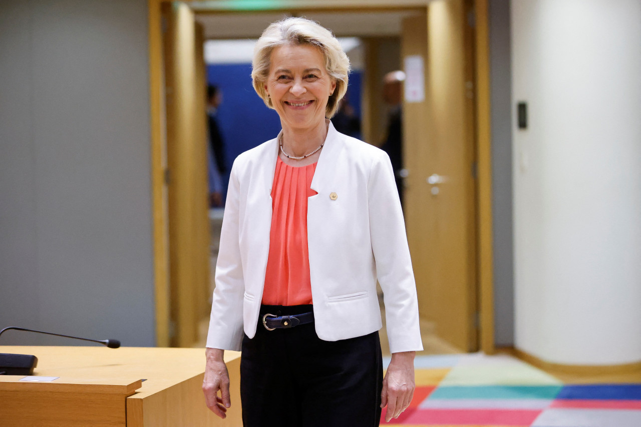 Ursula von der Leyen, presidenta de la Comisión Europea. Foto: Reuters