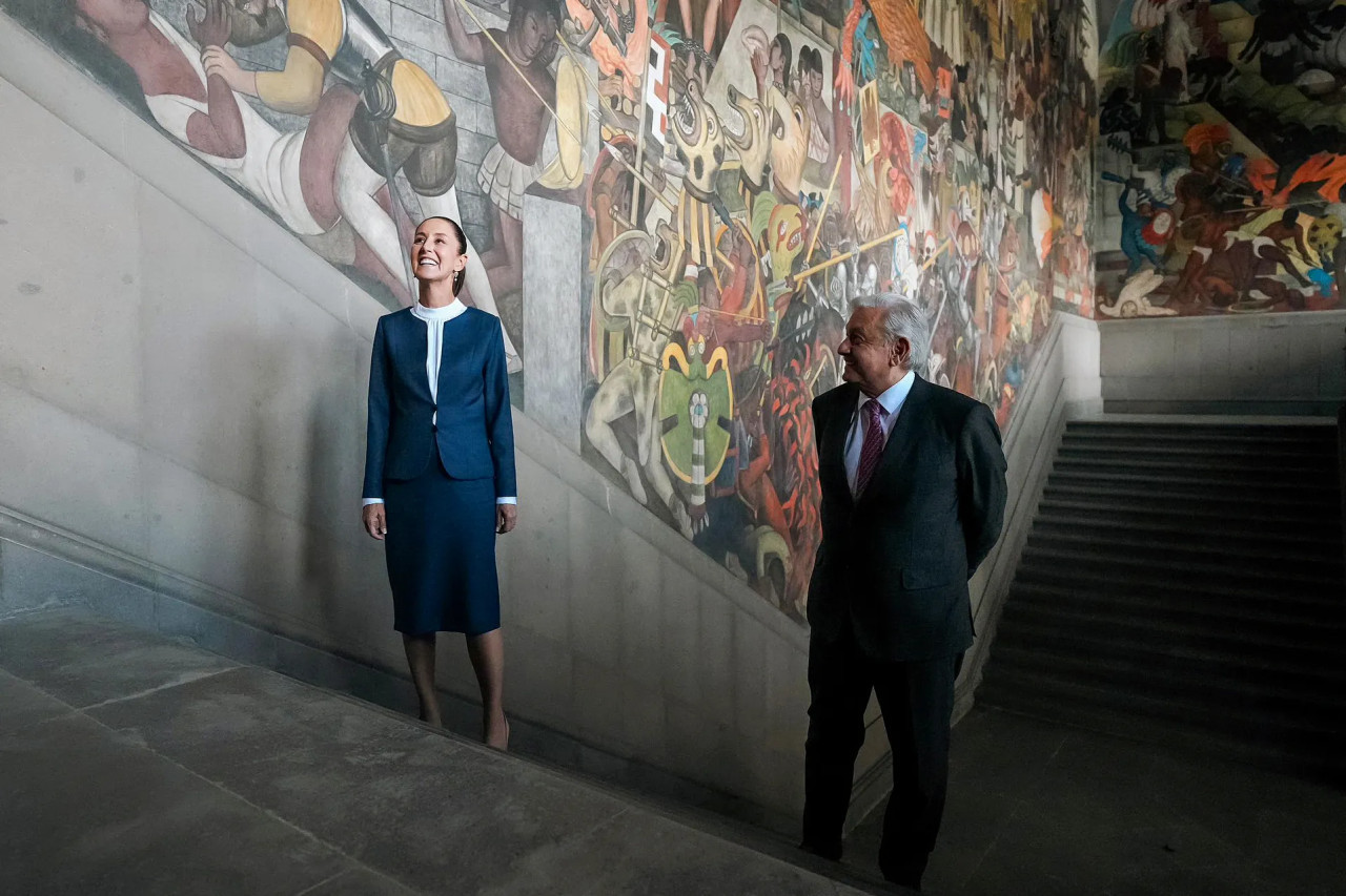 López Obrador y Claudia Sheinbaum, México. Foto: EFE