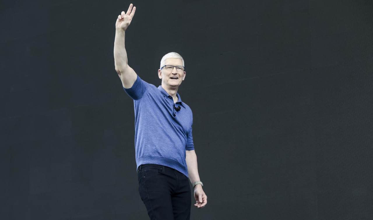 Tim Cook, CEO de Apple. Foto: EFE.