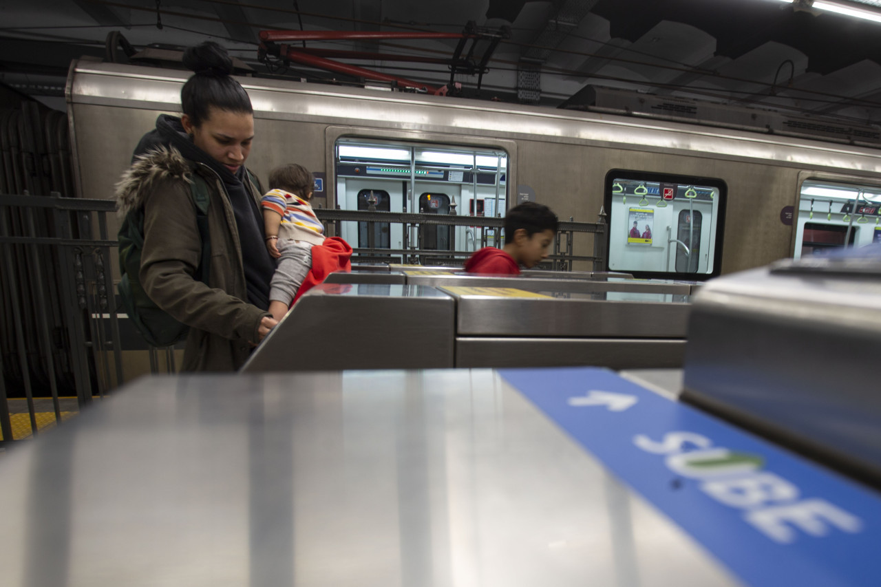 Subte, transporte. Foto: NA.