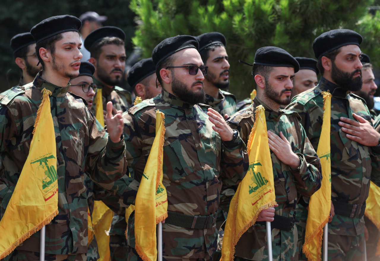 Combatientes de Hezbollah. Foto: Reuters.