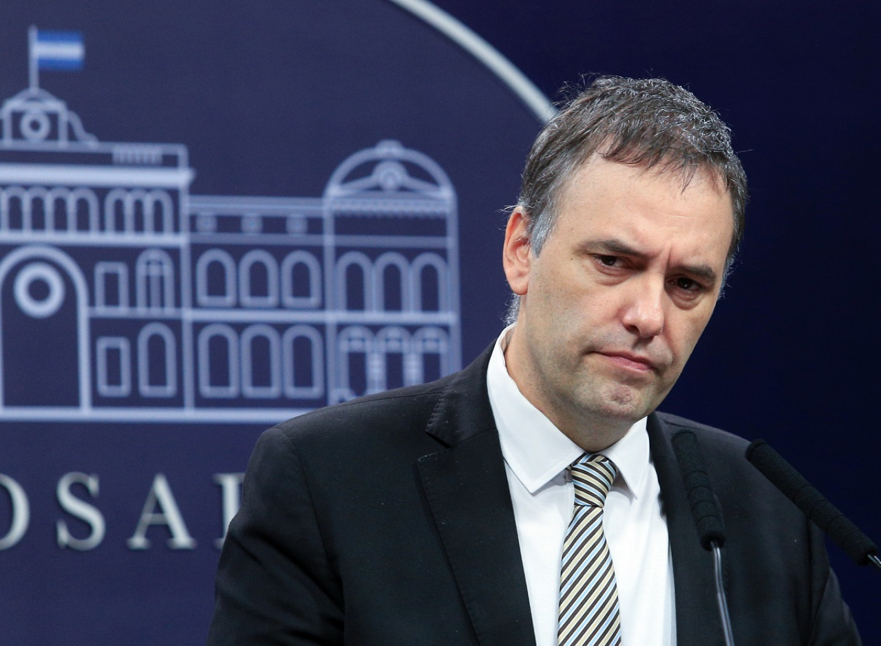 Manuel Adorni, portavoz presidencial de Argentina. Foto: NA.