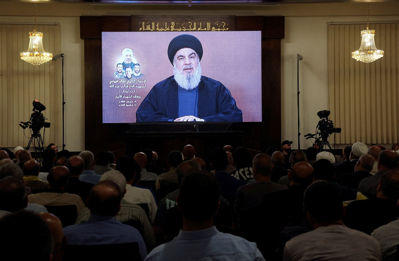 Hasán Nasrala, líder de Hezbollah. Foto: Reuters.