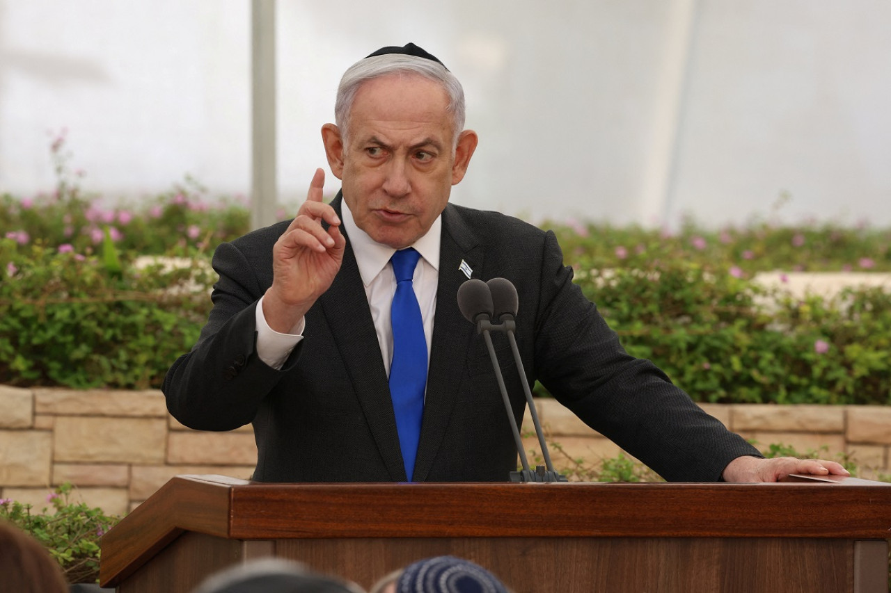 Benjamín Netanyahu, primer ministro de Israel. Foto: Reuters.