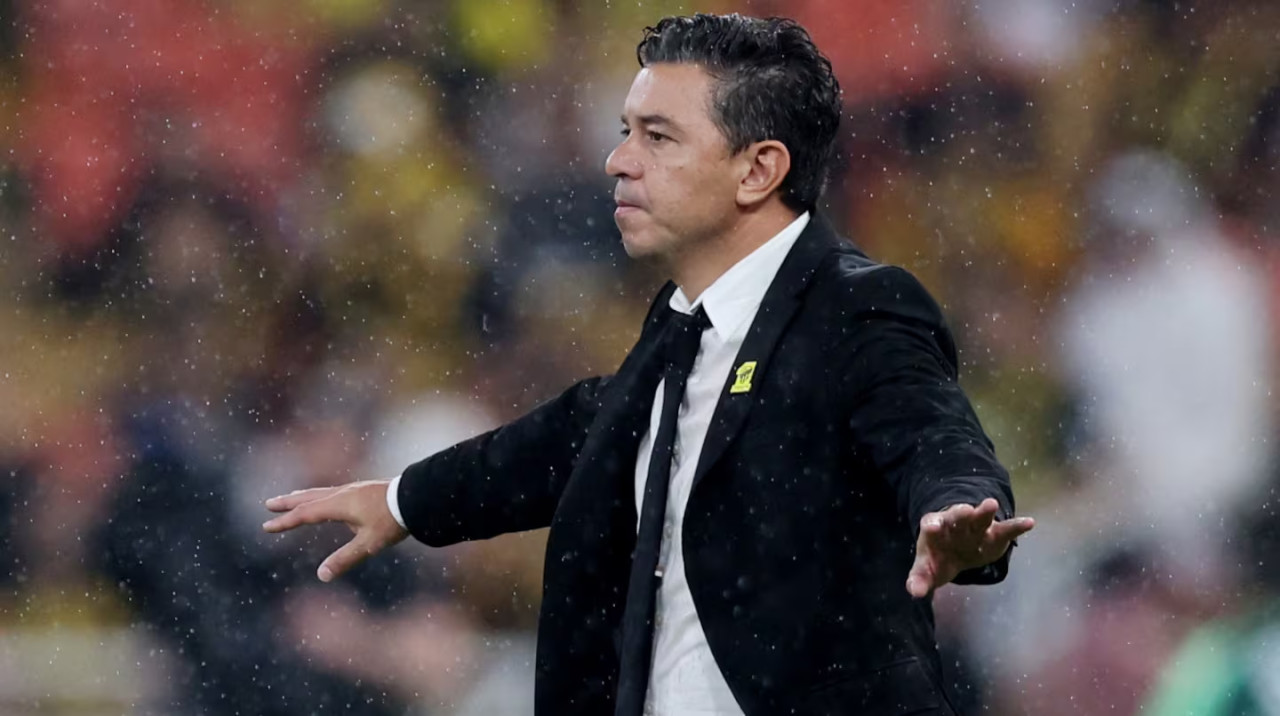 Marcelo Gallardo, director técnico. Foto: Reuters