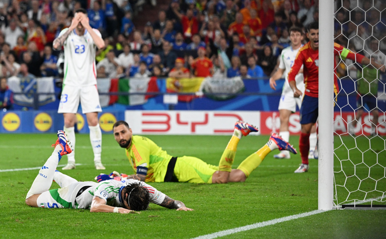 España vs Italia, Eurocopa. Foto: Reuters