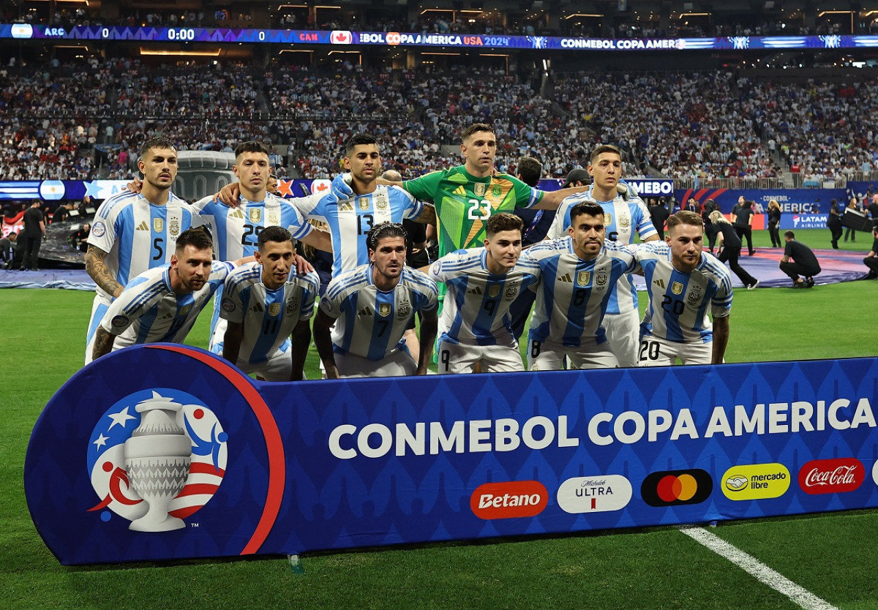 Selección Argentina vs. Canadá; Copa América 2024. Foto: Reuters.