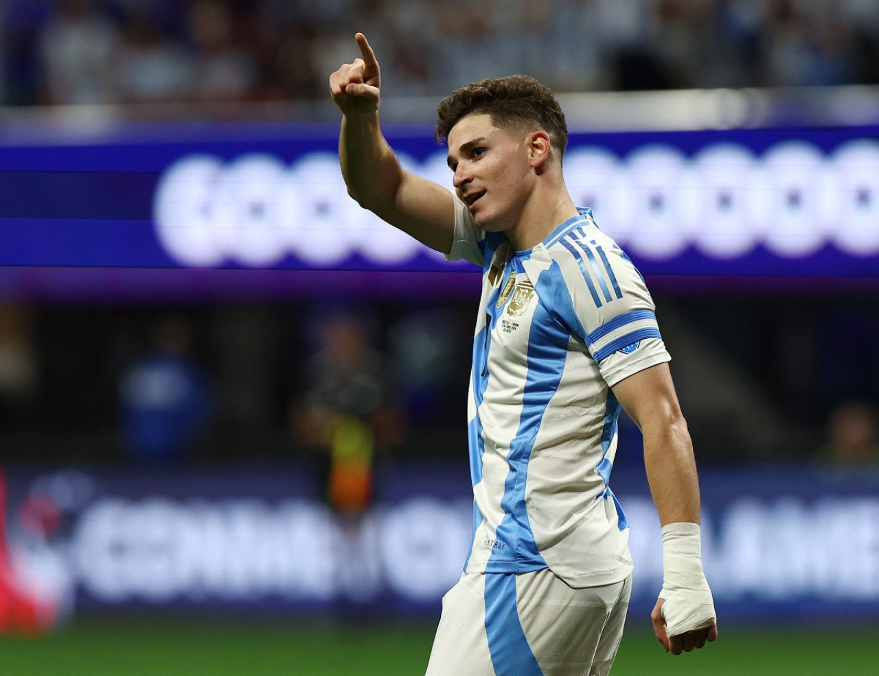 Julián Álvarez; Selección Argentina vs. Canadá; Copa América 2024. Foto: Reuters.