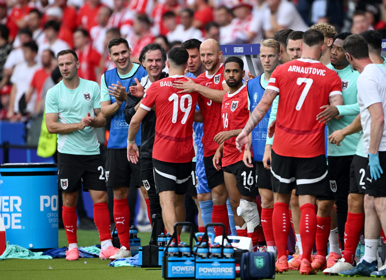 Polonia vs Austria, Eurocopa. Foto: Reuters