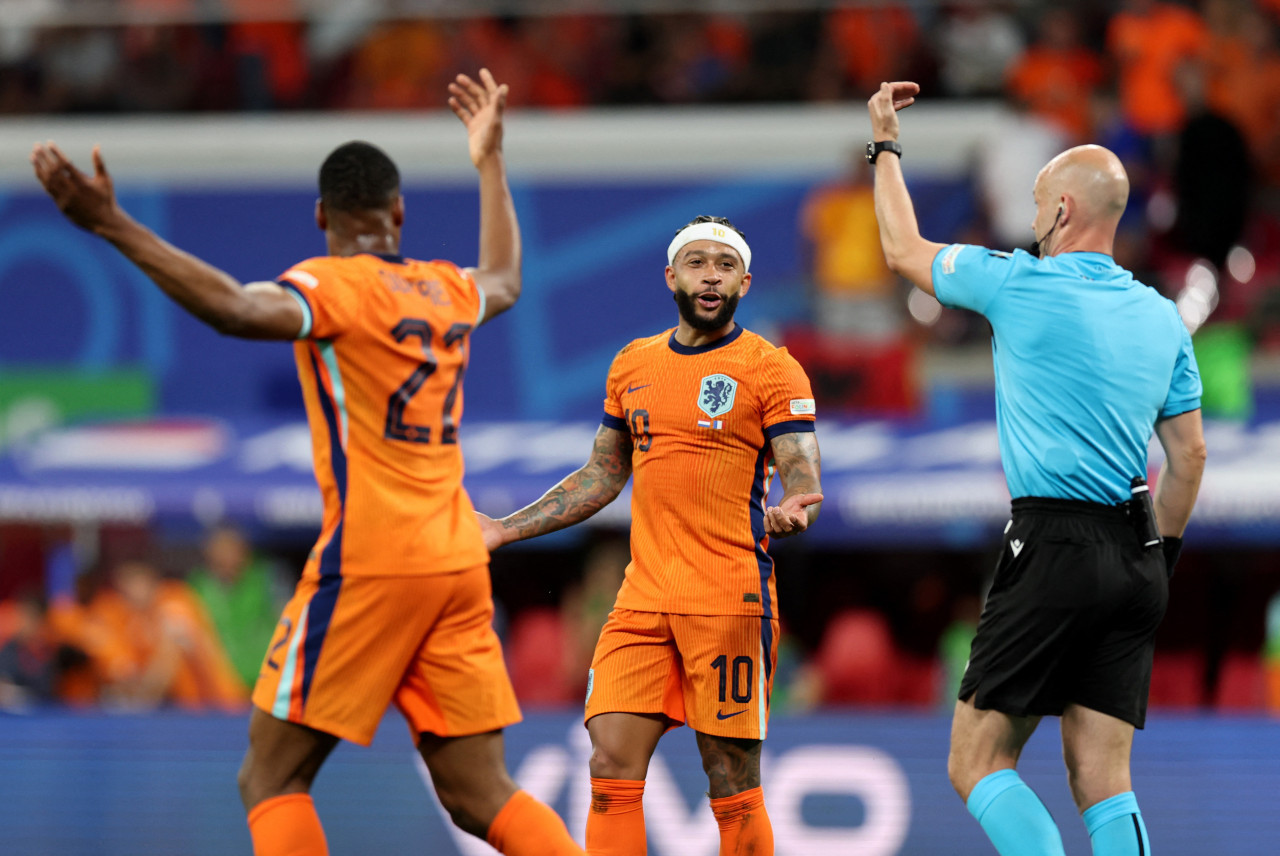 Países Bajos vs Francia, Eurocopa. Foto: Reuters