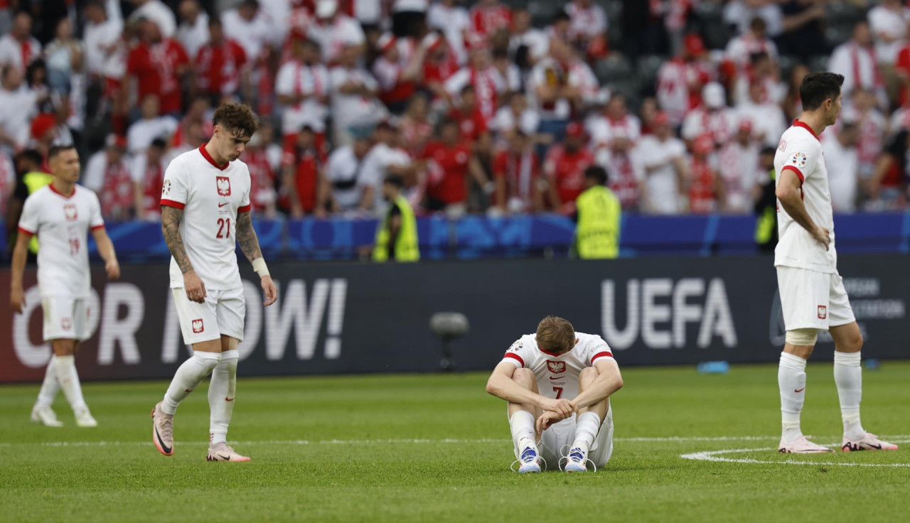 Polonia vs Austria, Eurocopa. Foto: EFE