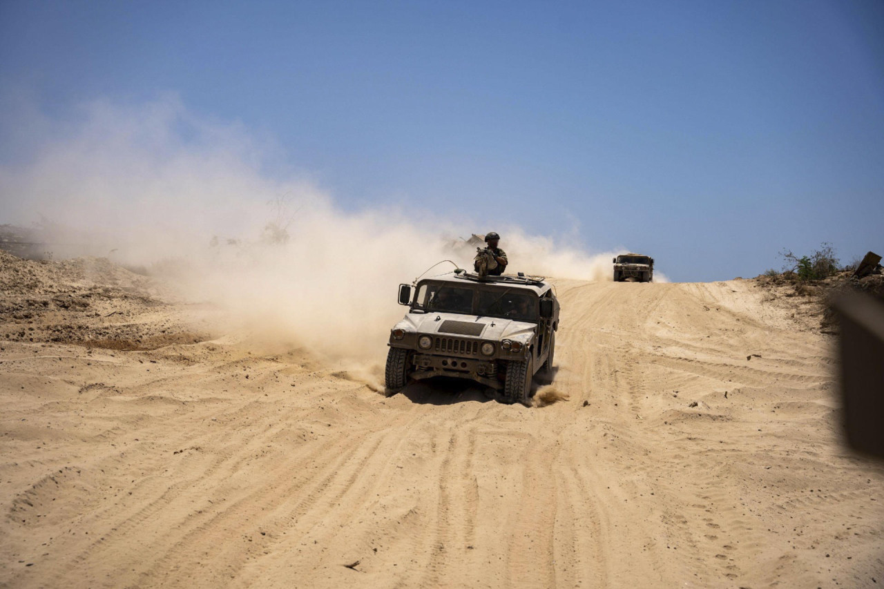 Ejército israelí en Gaza. Foto: EFE.