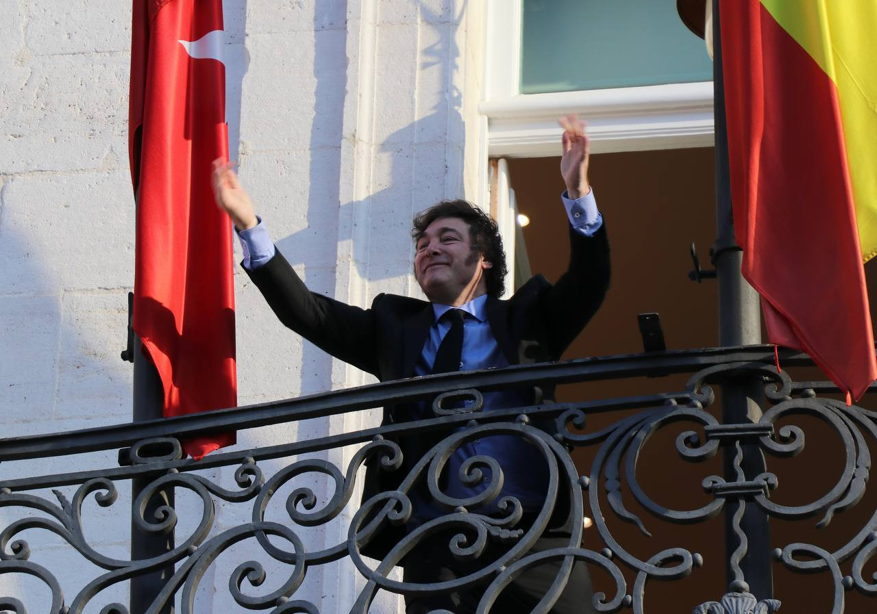 Javier Milei en España. Foto: Presidencia.