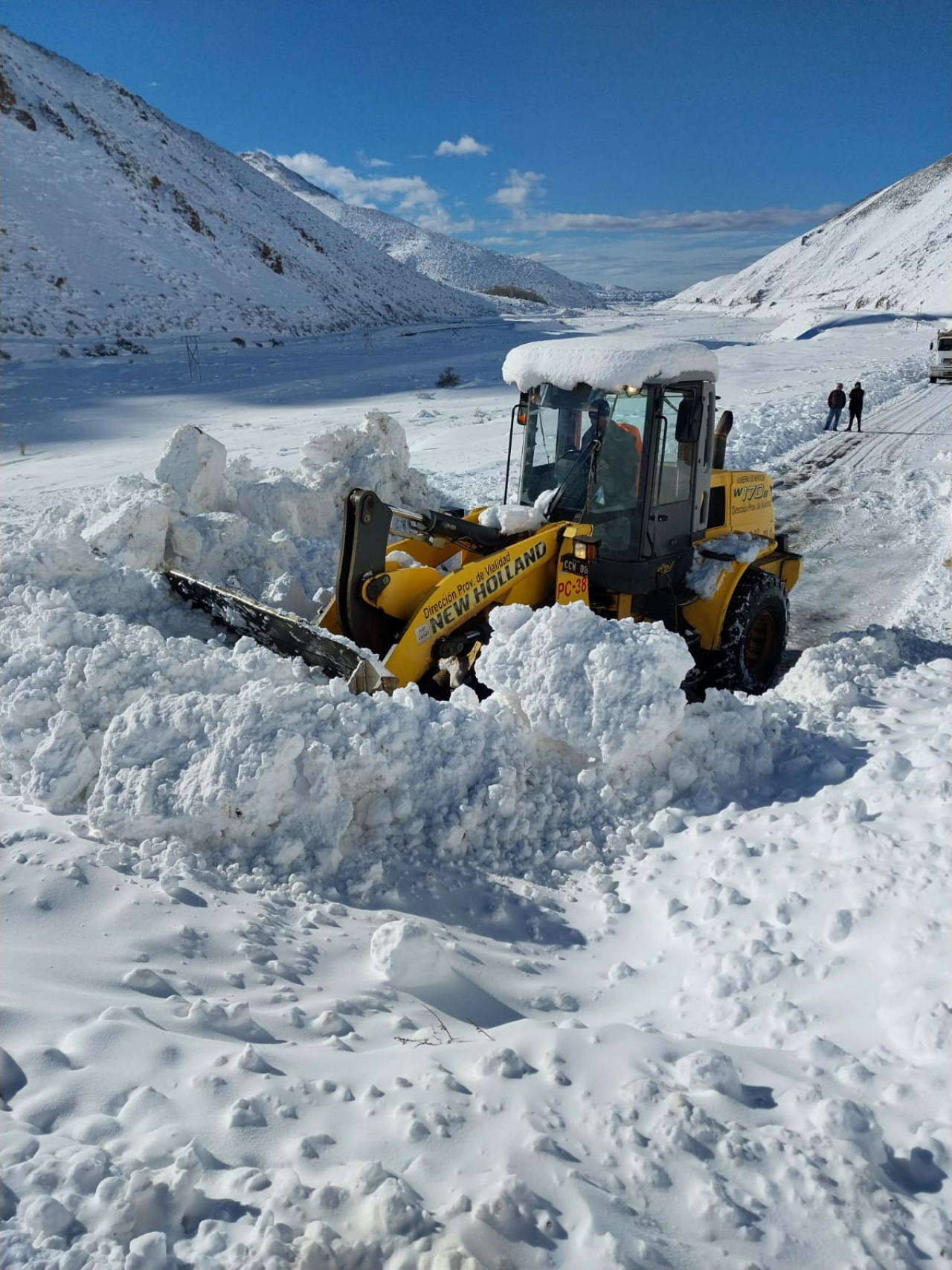 Medoza bajo nieve. Fuente: mendoza.gov.ar