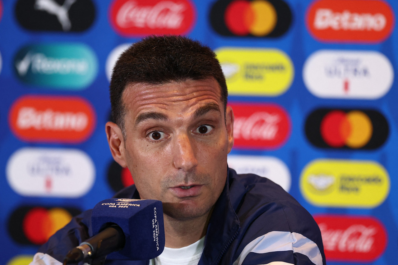 Lionel Scaloni; Copa América 2024. Foto: Reuters