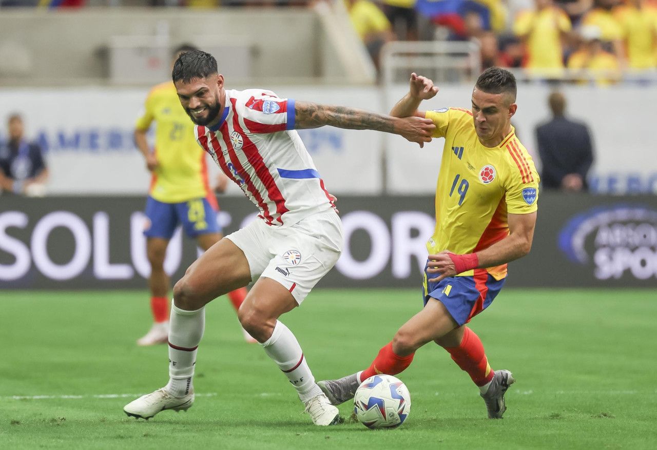 Colombia vs. Paraguay; Copa América 2024. Foto: EFE.