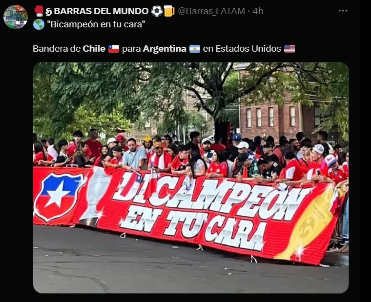 Memes del partido entre Argentina y Chile. Foto: X