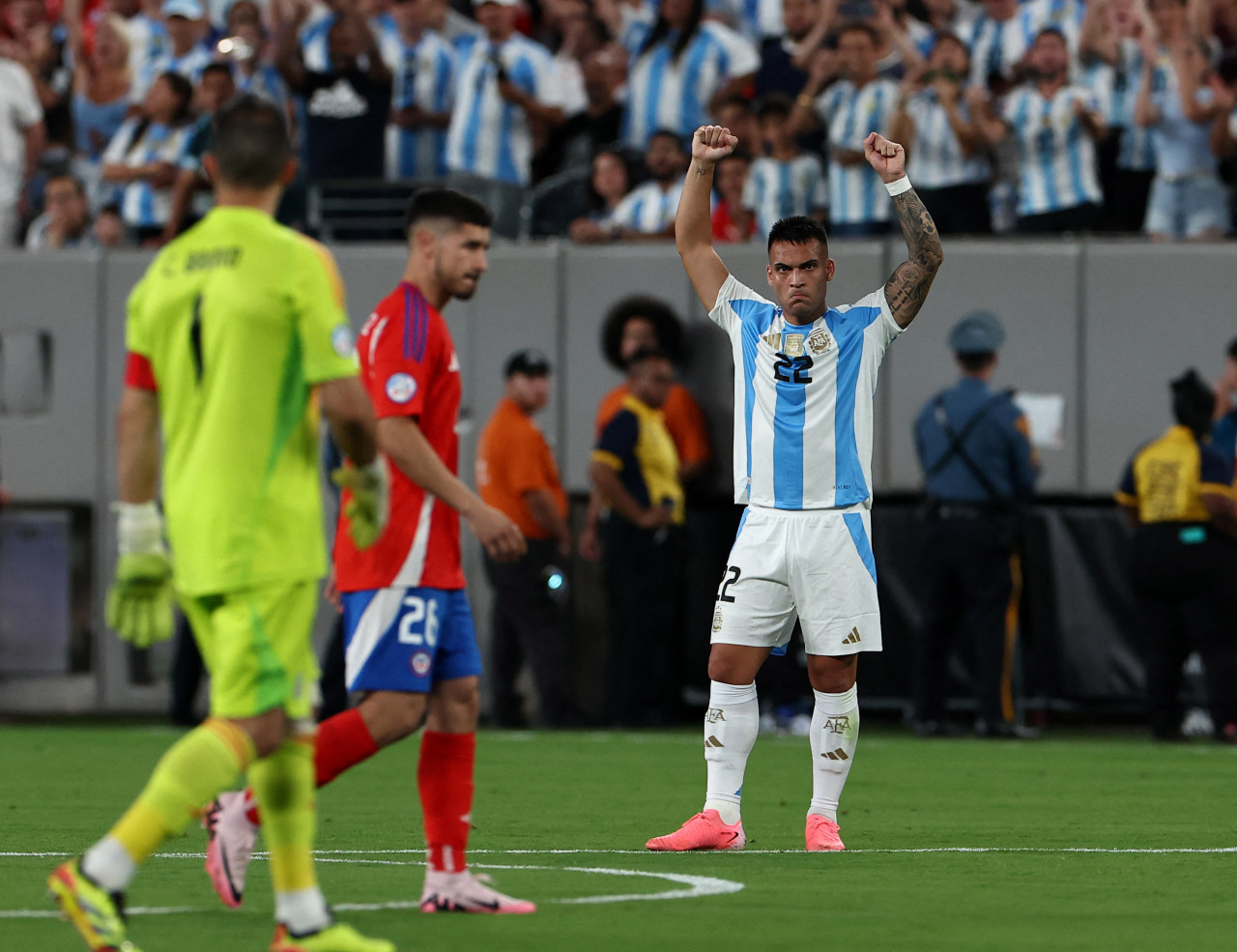 Lautaro Martínez, Selección Argentina, Copa América. Foto: Reuters