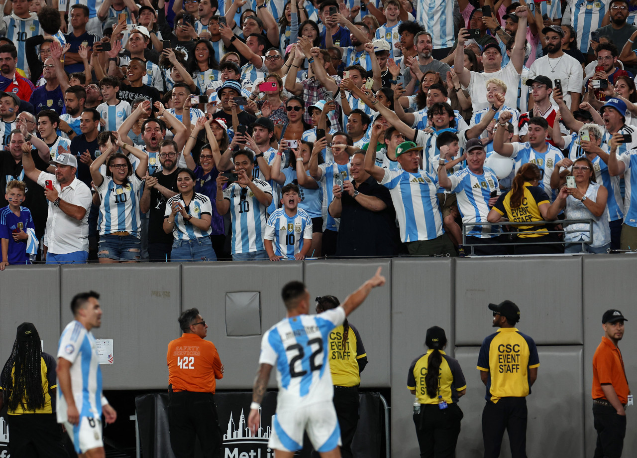 Lautaro Martínez, Selección Argentina, Copa América. Foto: Reuters