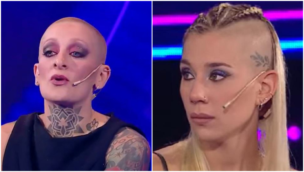 Furia y La Tora de Gran Hermano. Fotos: captura Telefe.