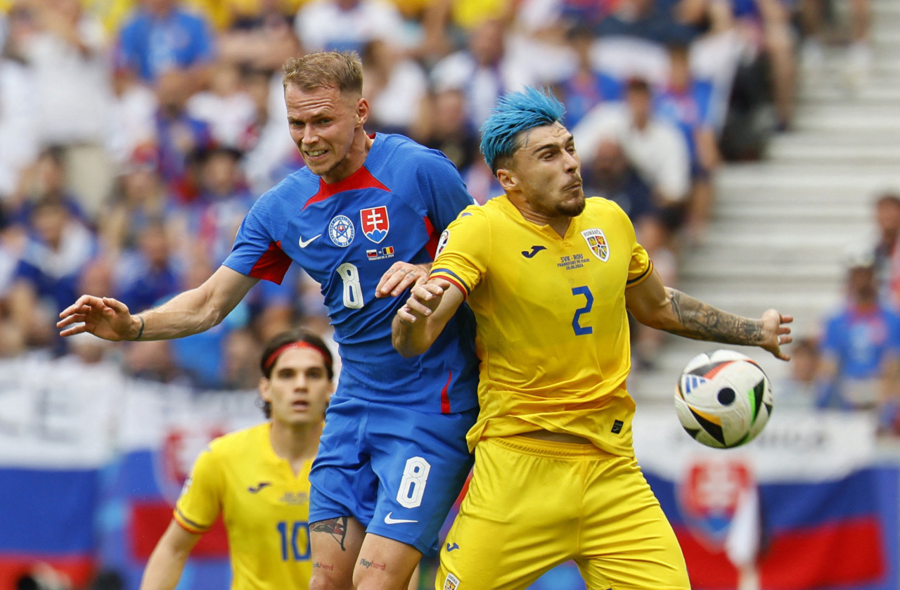 Rumania vs Eslovaquia, Eurocopa. Foto: Reuters