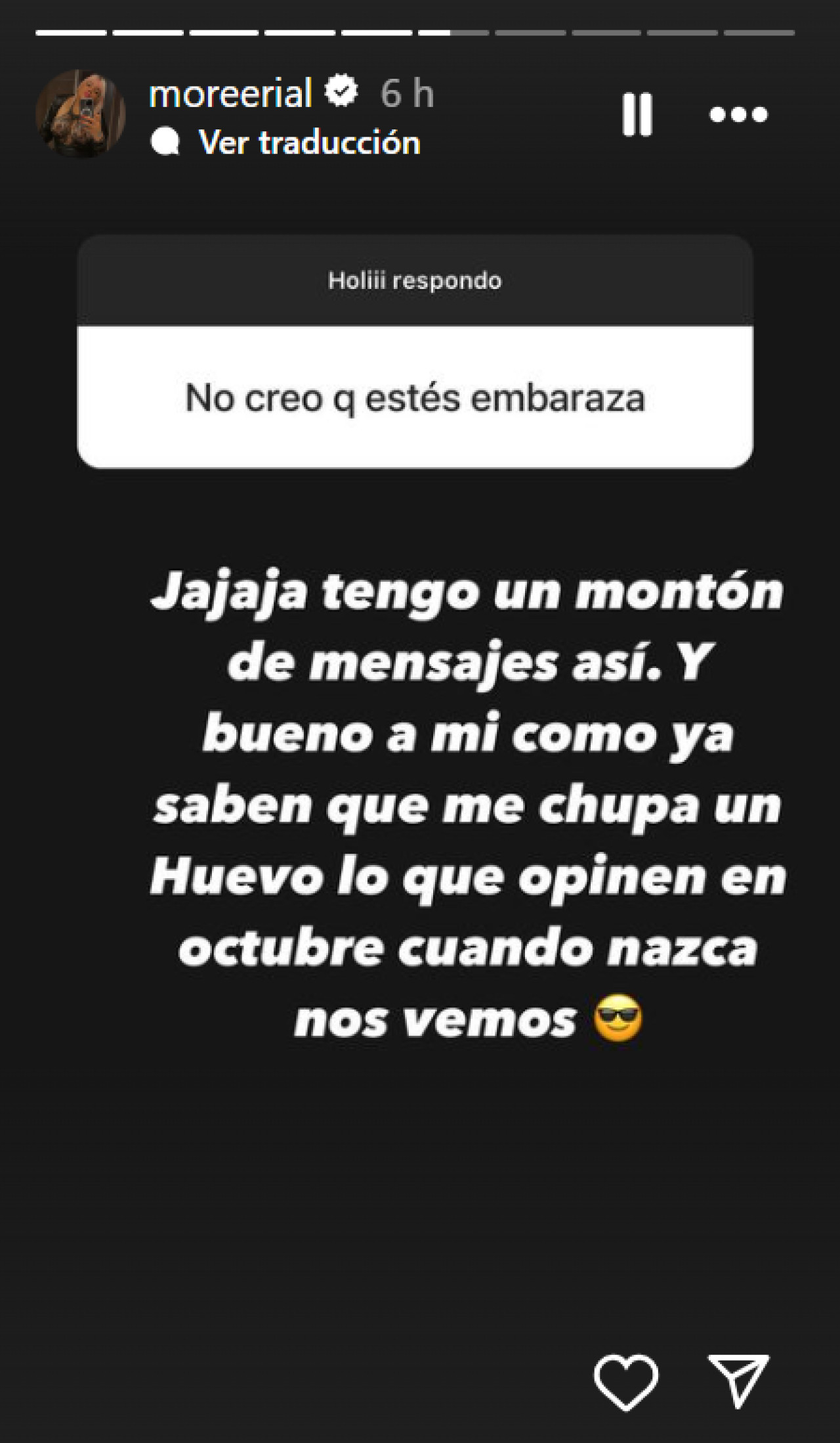 La historia de Morena Rial. Foto: Instagram.