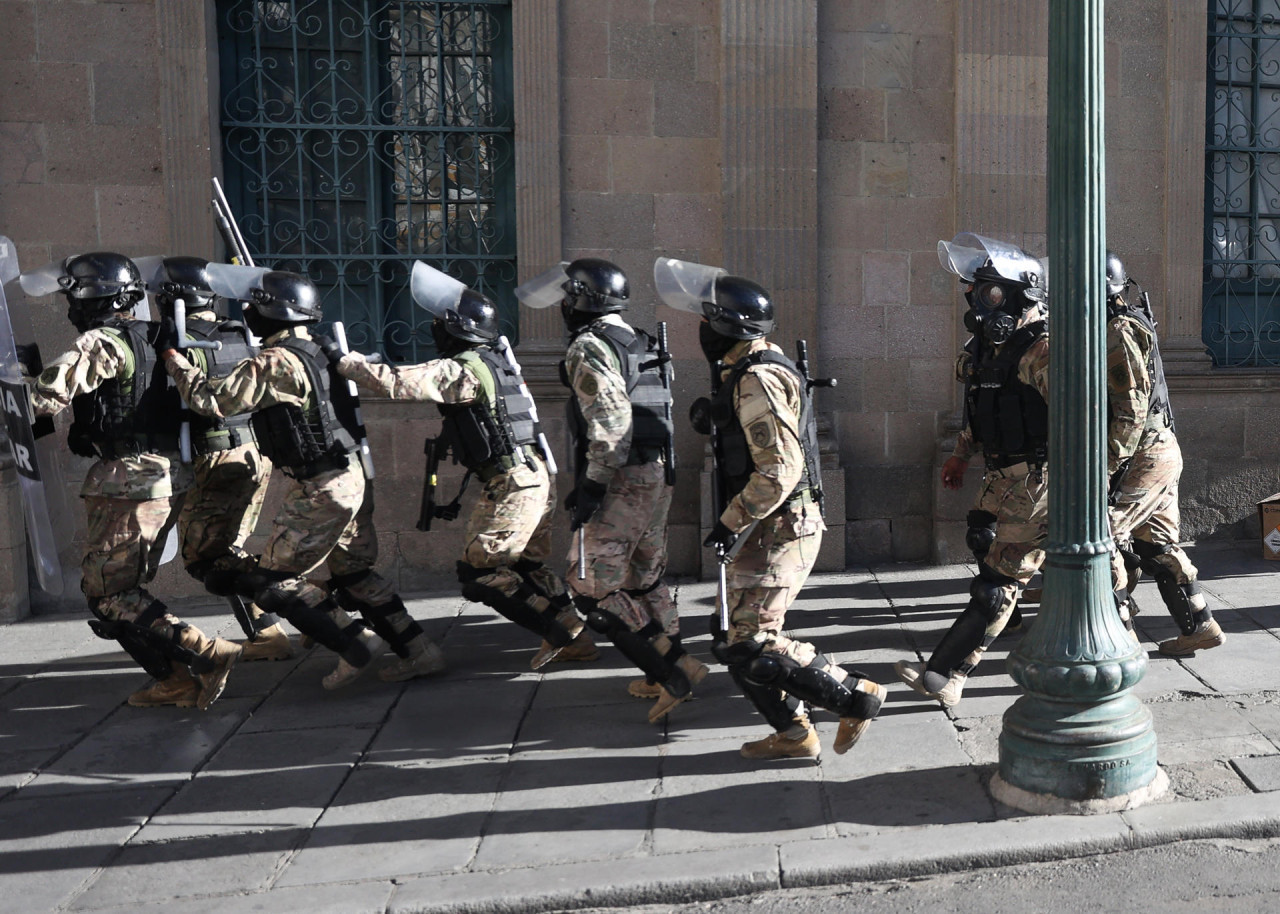 Denuncian golpe de Estado y levantamiento militar en Bolivia. Foto: EFE