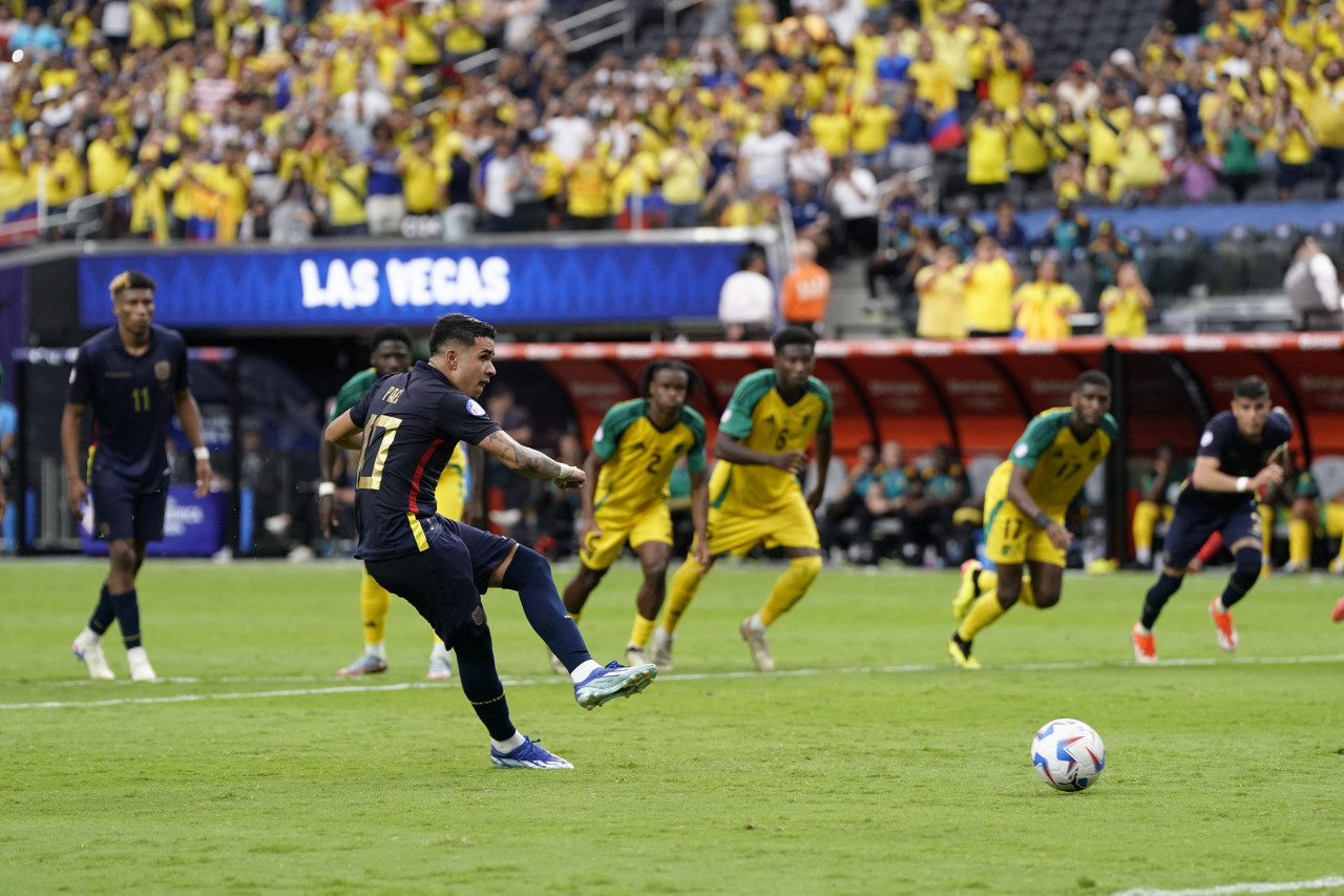 Kendry Páez, autor de un gol frente a Jamaica. Foto: Reuters.