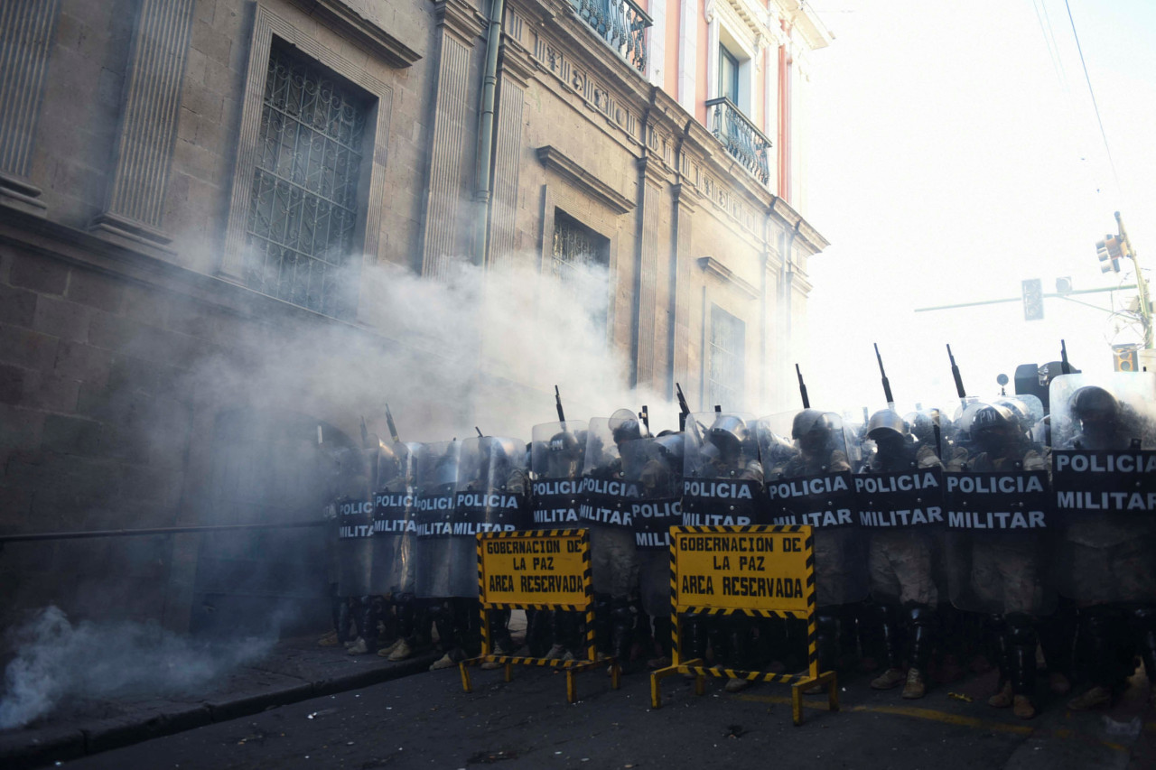 Intento de golpe de Estado en Bolivia. Foto: Reuters.