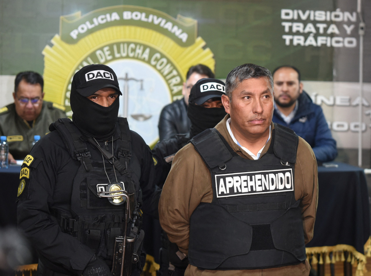 El comandante de la Armada Boliviana, Juan Arnés Salvador. Foto: Reuters.