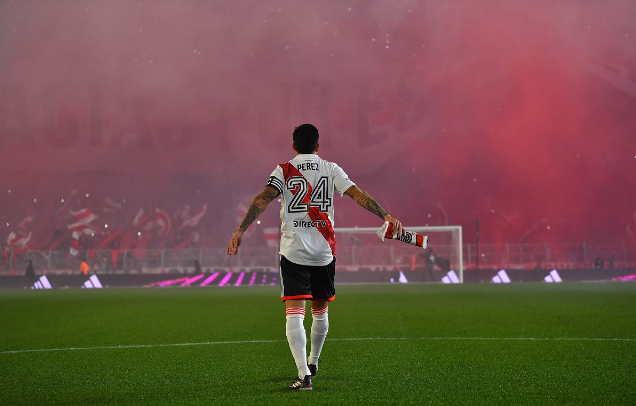 Enzo Pérez; River Plate. Foto: NA.