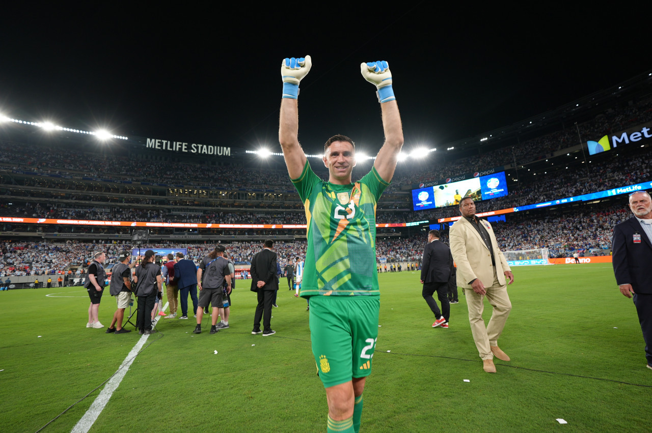 Dibu Martínez, Selección Argentina. X: @Argentina