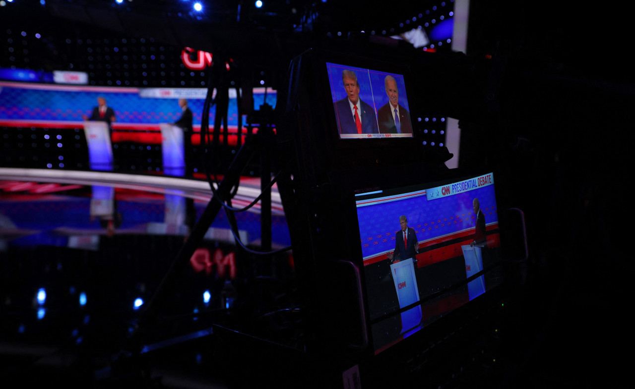 Joe Biden y Donald Trump, debate presidencial Estados Unidos. Foto: Reuters.