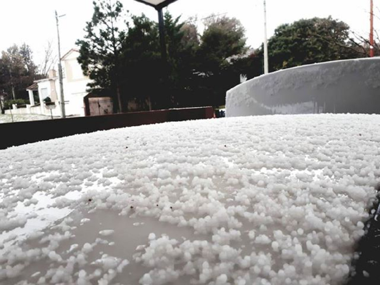 Graupel. Foto: SMN