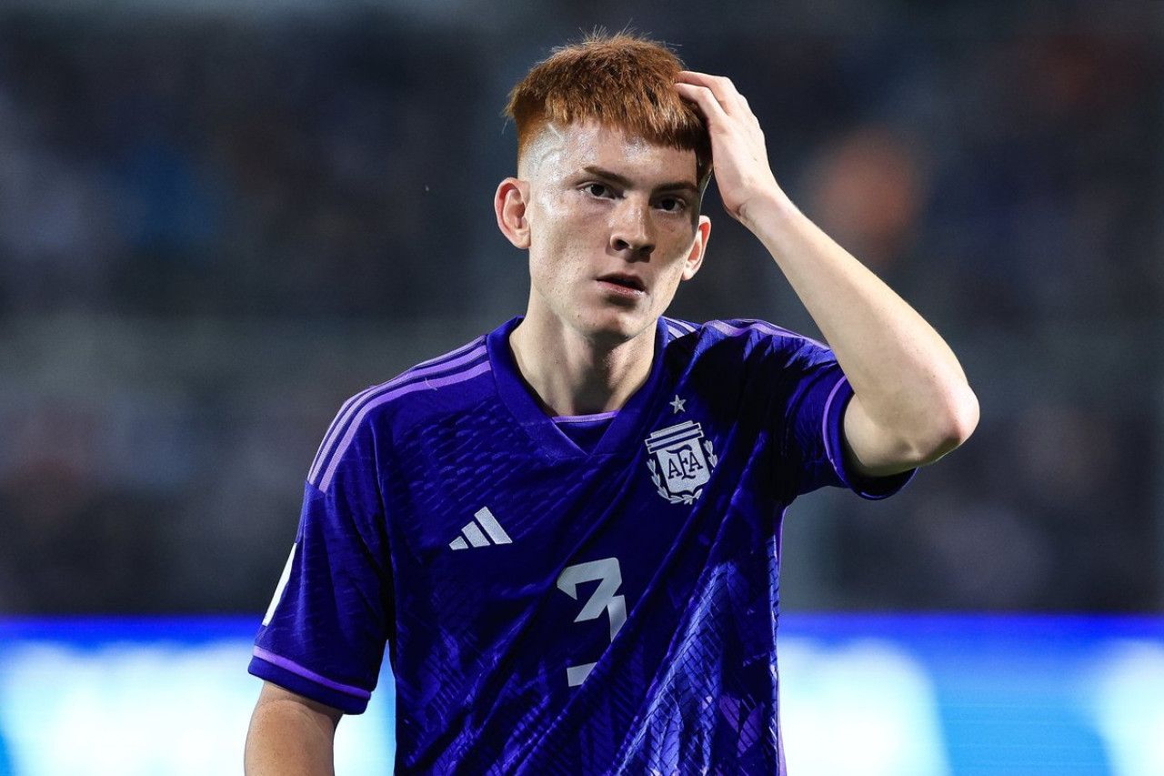 Valentín Barco, Selección Argentina. Foto: X @Argentina