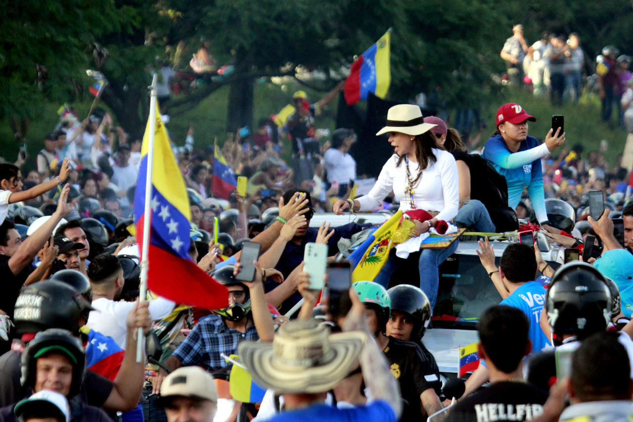 María Corina Machado. Foto: EFE.