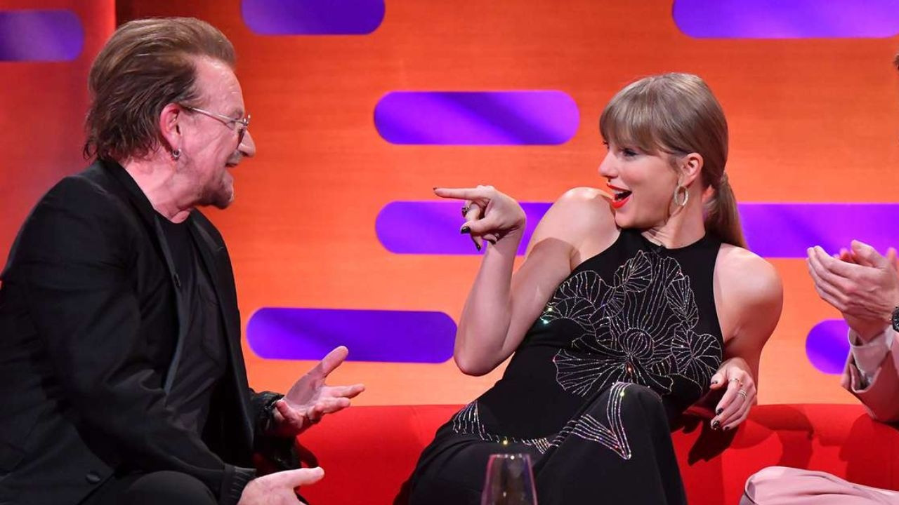 Taylor Swift y Bono. Fuente: X