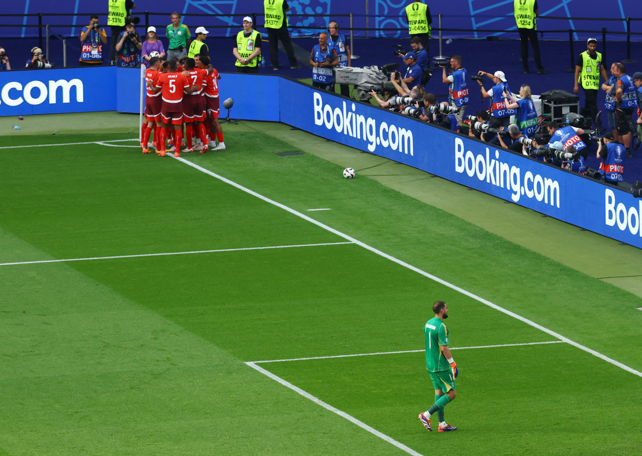 Suiza vs Italia, Eurocopa 2024. Foto: Reuters.