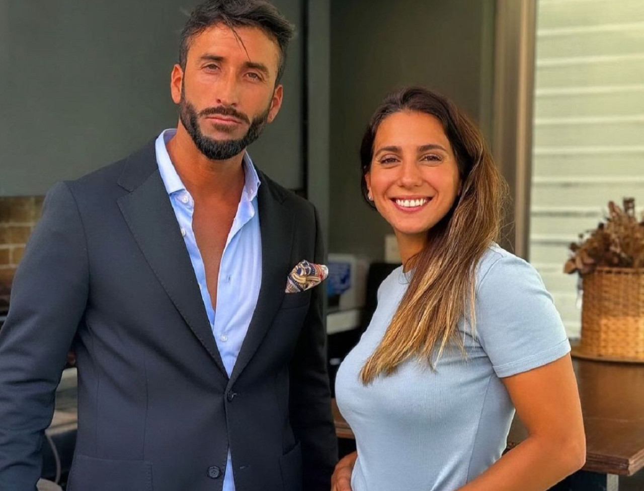 Cinthia Fernández y el abogado Roberto Castillo. Foto: Instagram @_robertocastillo__