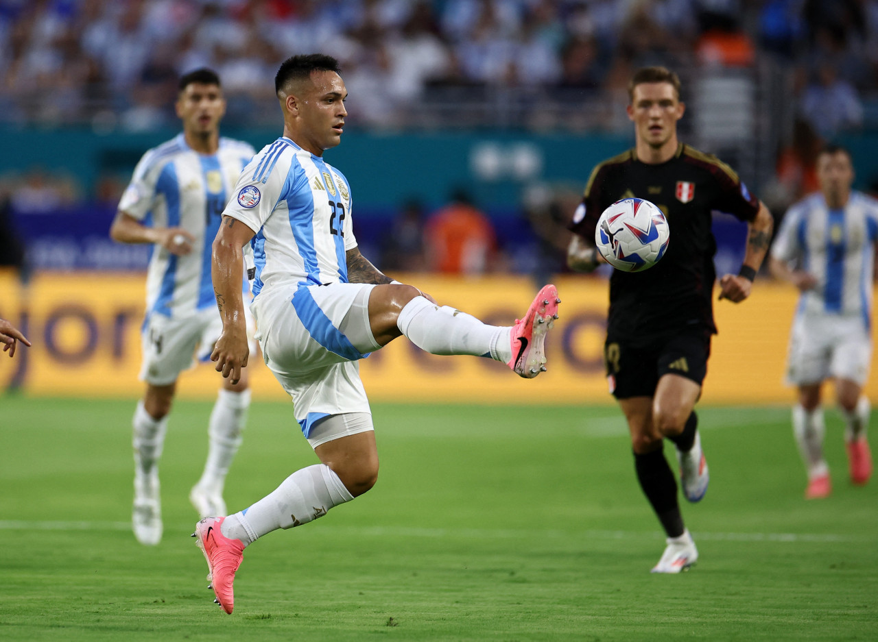 Argentina vs Perú. Foto: Reuters