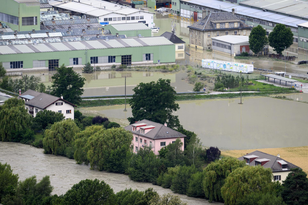 Inundaciones en Suiza