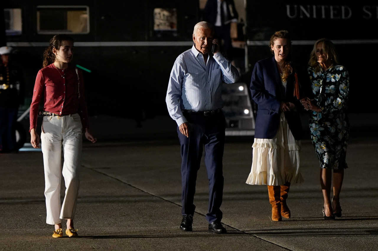 Biden en una maratón de recaudación de fondos. Foto: Reuters.